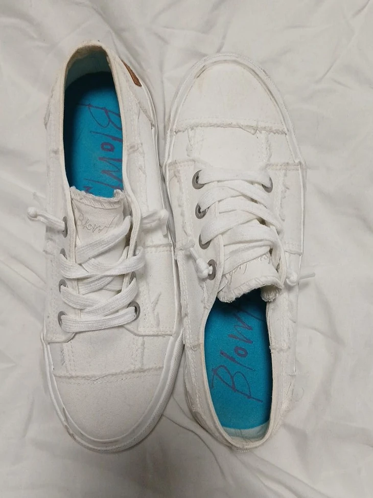 Blowfish Malibu White Canvas Sneakers