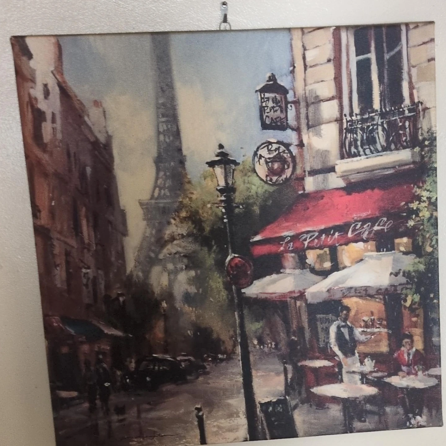 Paris Cafe Scene Wall Art