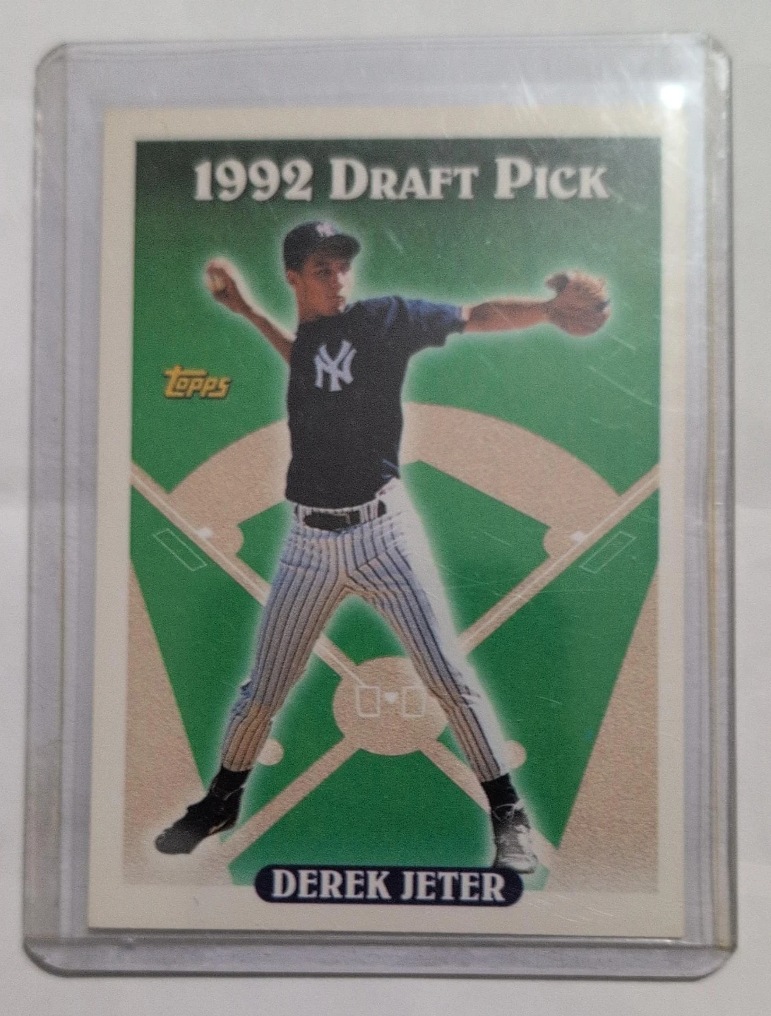 1992 Topps Draft Pick Derek Jeter Baseball Card