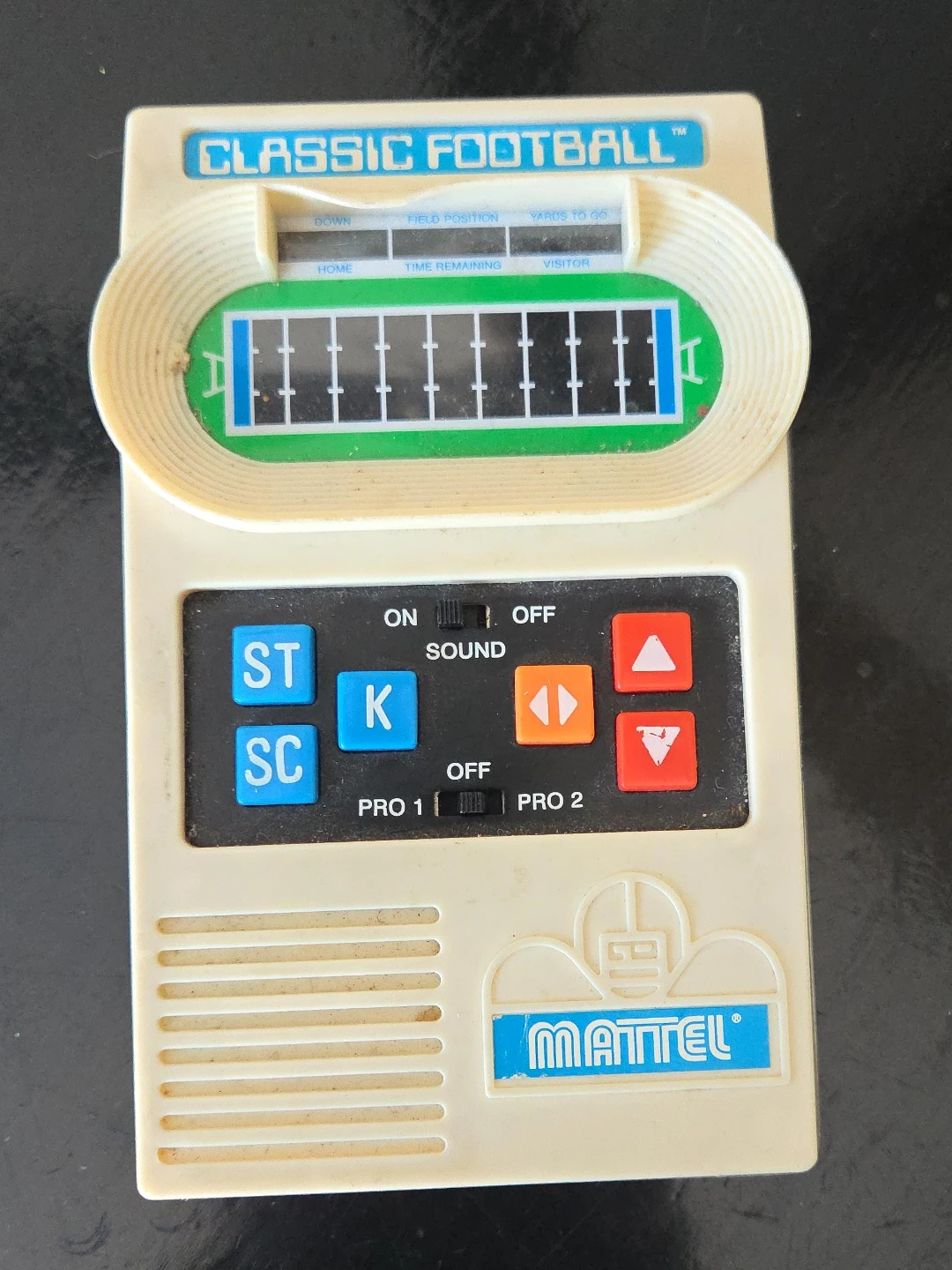 Mattel Classic Football Handheld Electronic Game