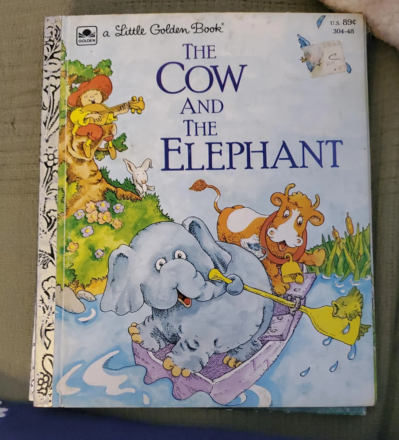 The Cow and The Elephant Little Golden Book