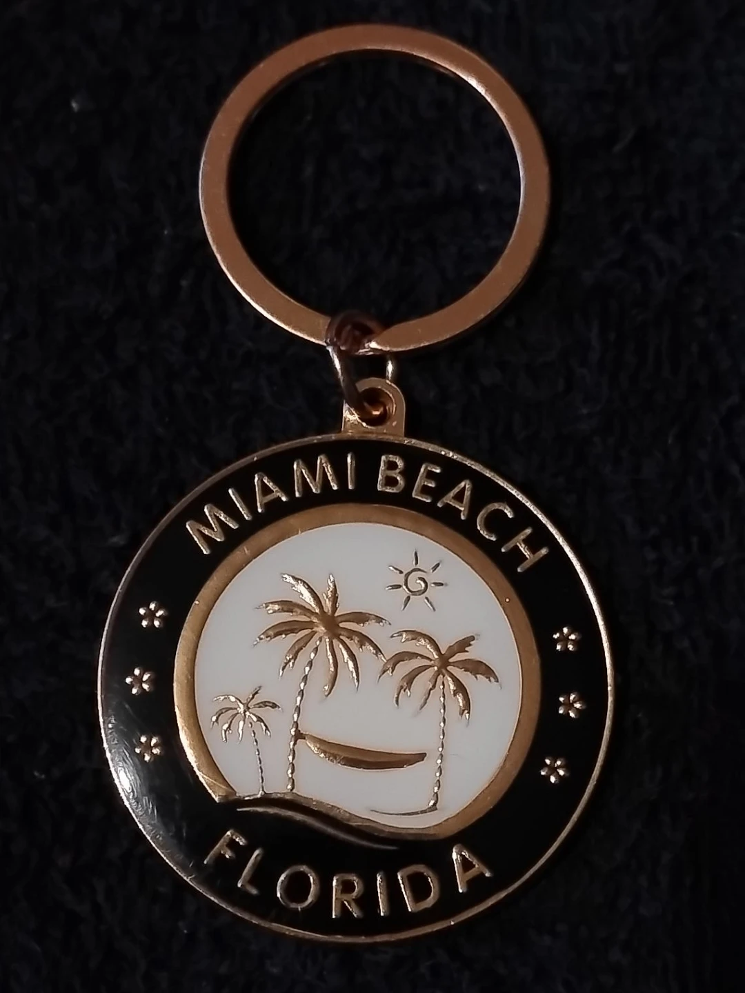 Miami Beach Florida Keychain