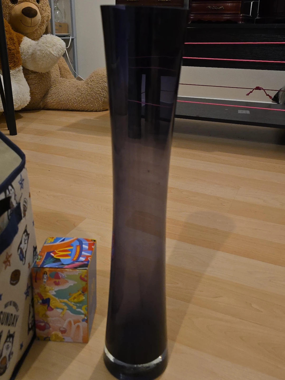 Tall Ombre Glass Vase