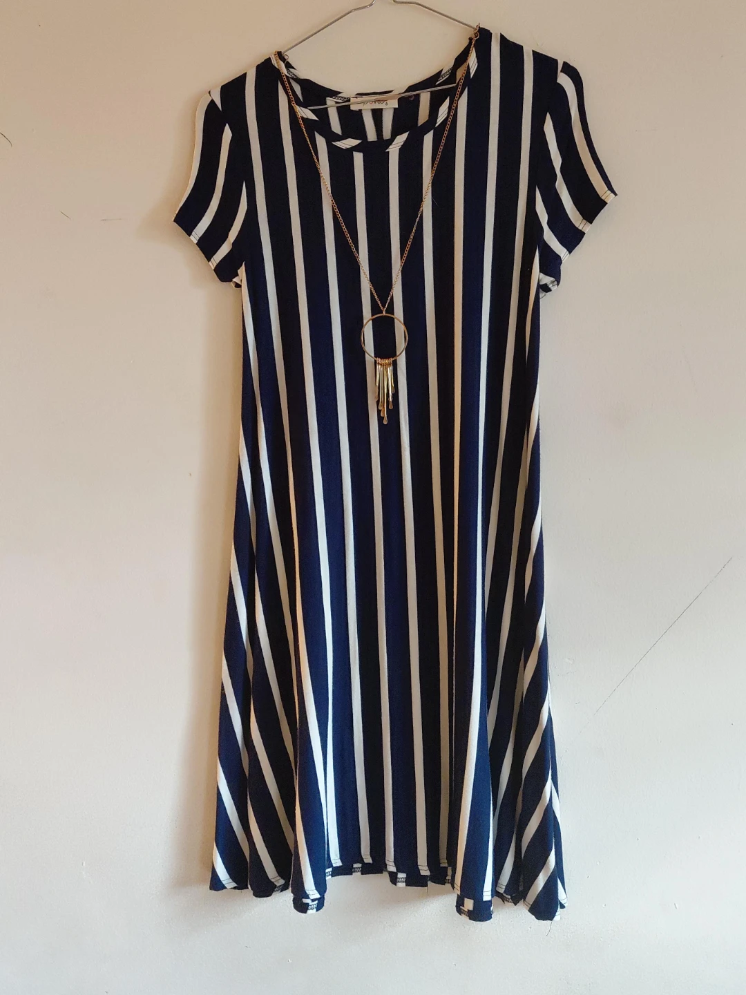 Striped Midi Dress