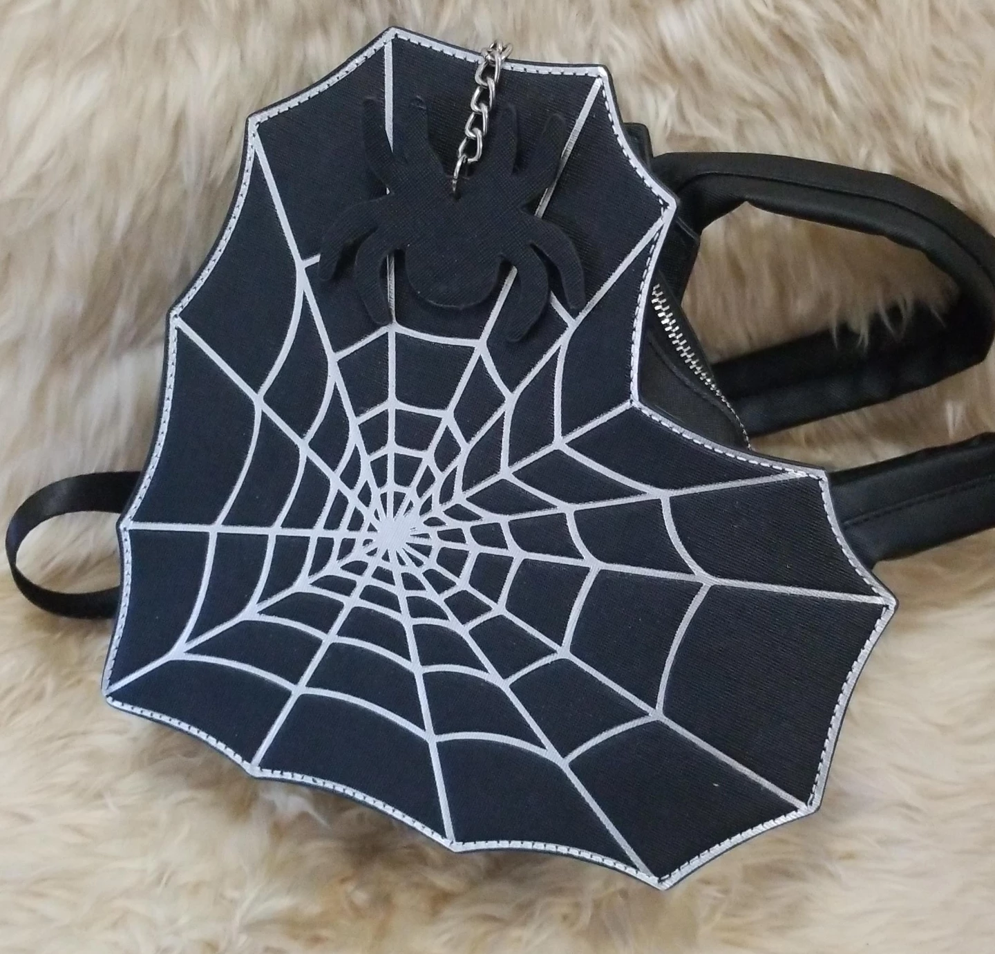 Black Spiderweb Backpack