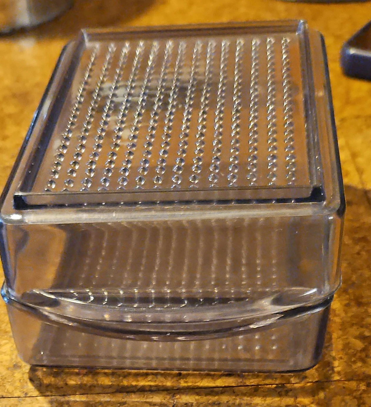 Clear Plastic Grater with Container