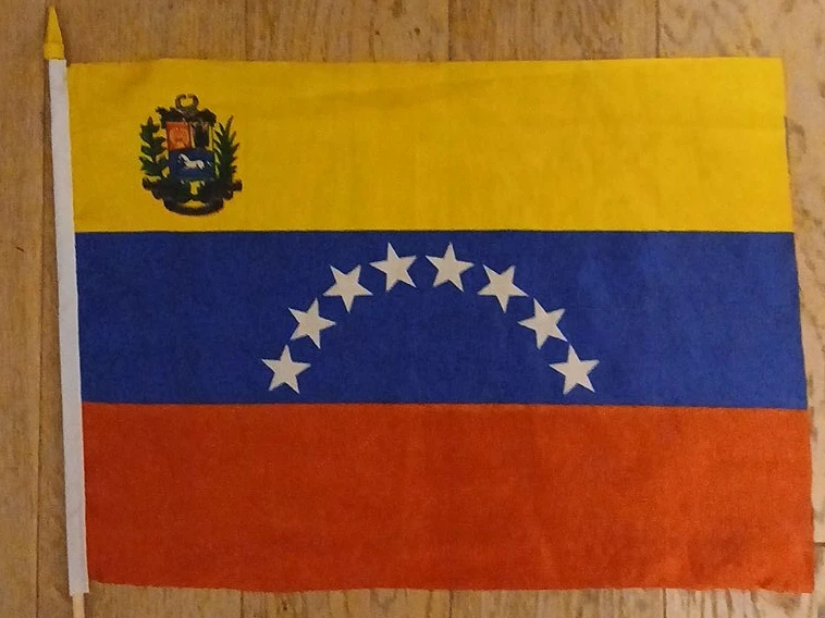 Venezuelan Flag Handheld Stick