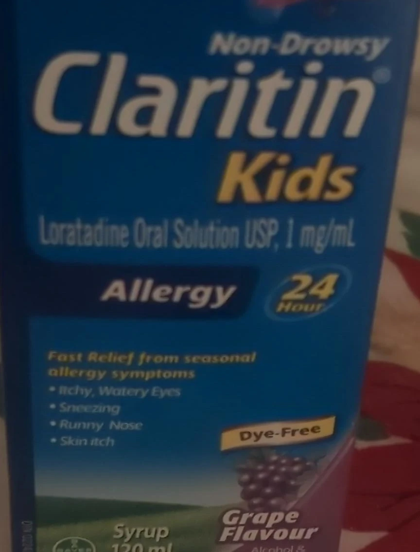 Claritin Kids Non-Drowsy Loratadine Oral Solution