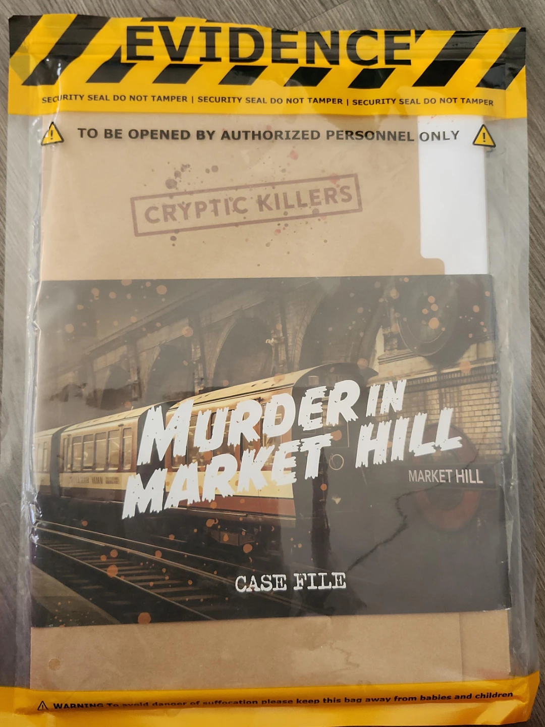 Murder in Market Hill Case File Board Game