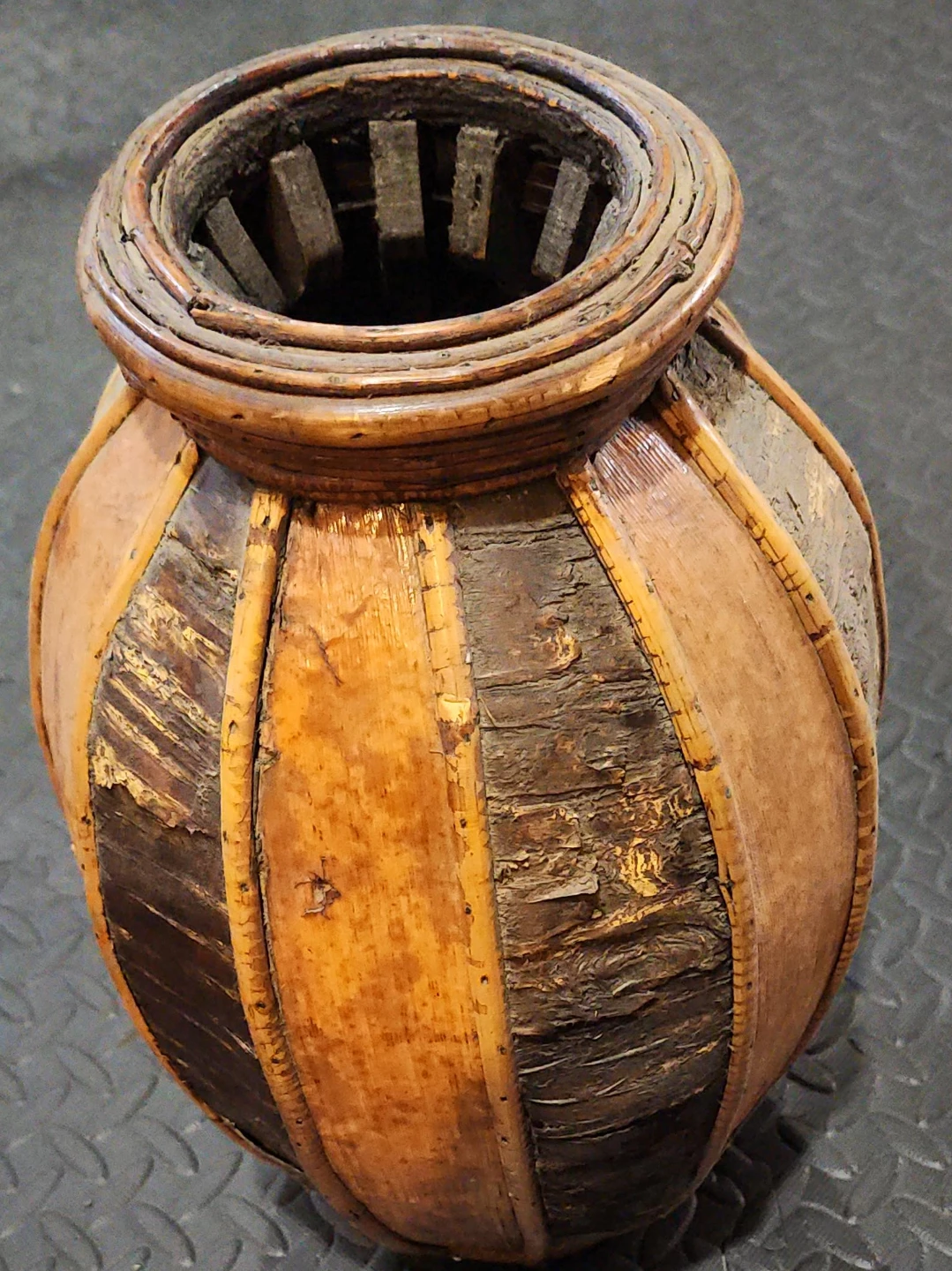 Rustic Woven Pot