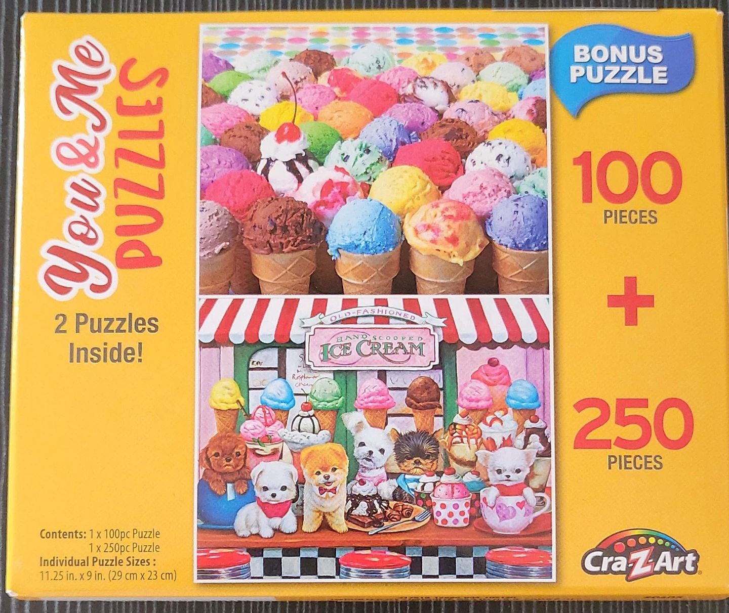 You & Me Puzzles 2-Pack: Ice Cream