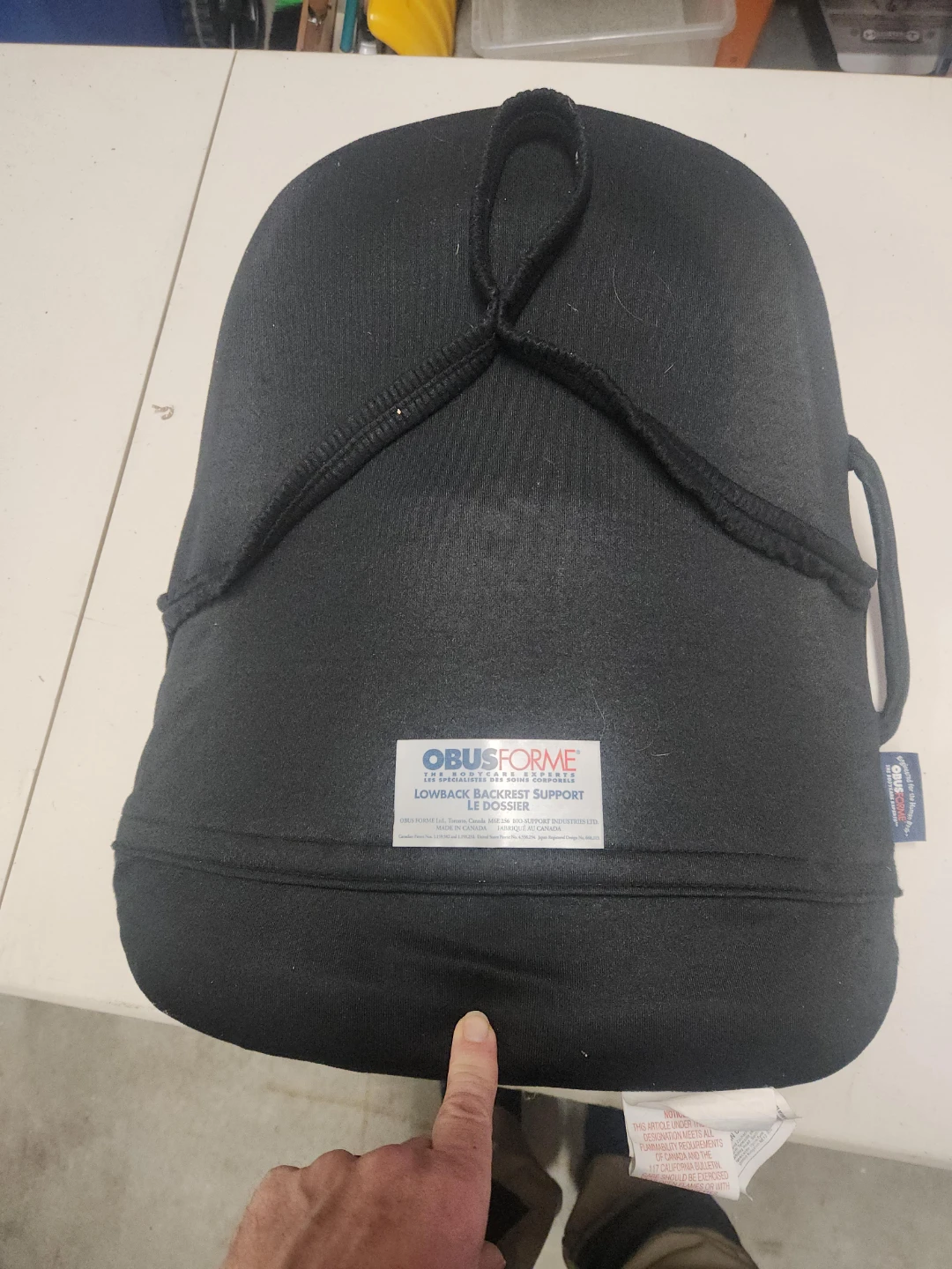 Obusforme Lowback Support