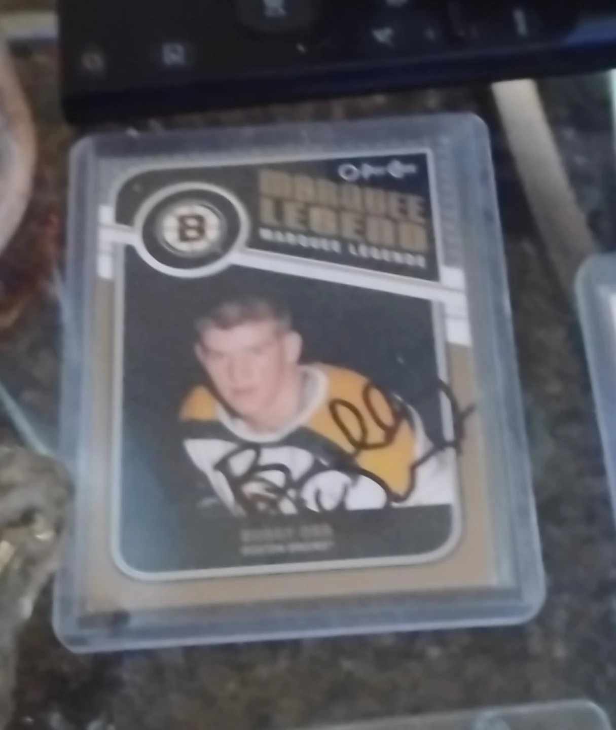Bobby Orr Marquee Legends Autographed Hockey Card
