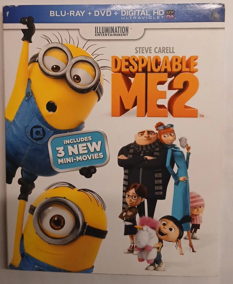 Despicable Me 2 Blu-ray + DVD + Digital HD Combo Pack