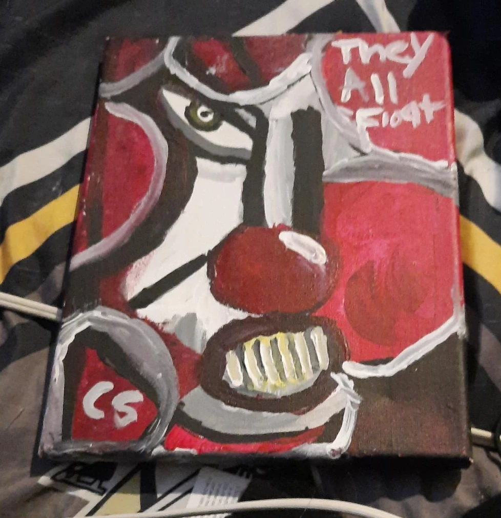 Original Acrylic Painting "They All Float"