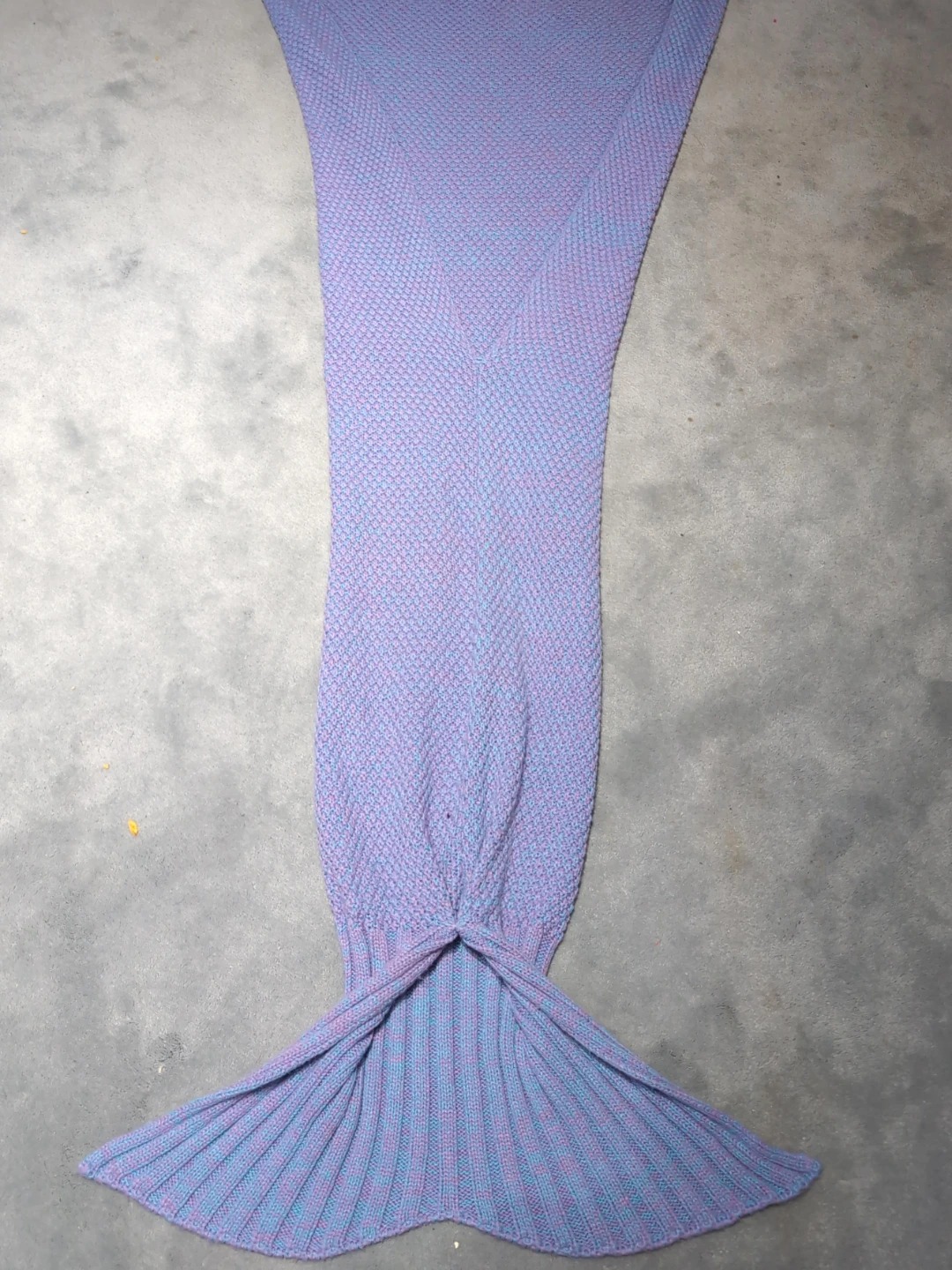 Knitted Mermaid Tail Blanket