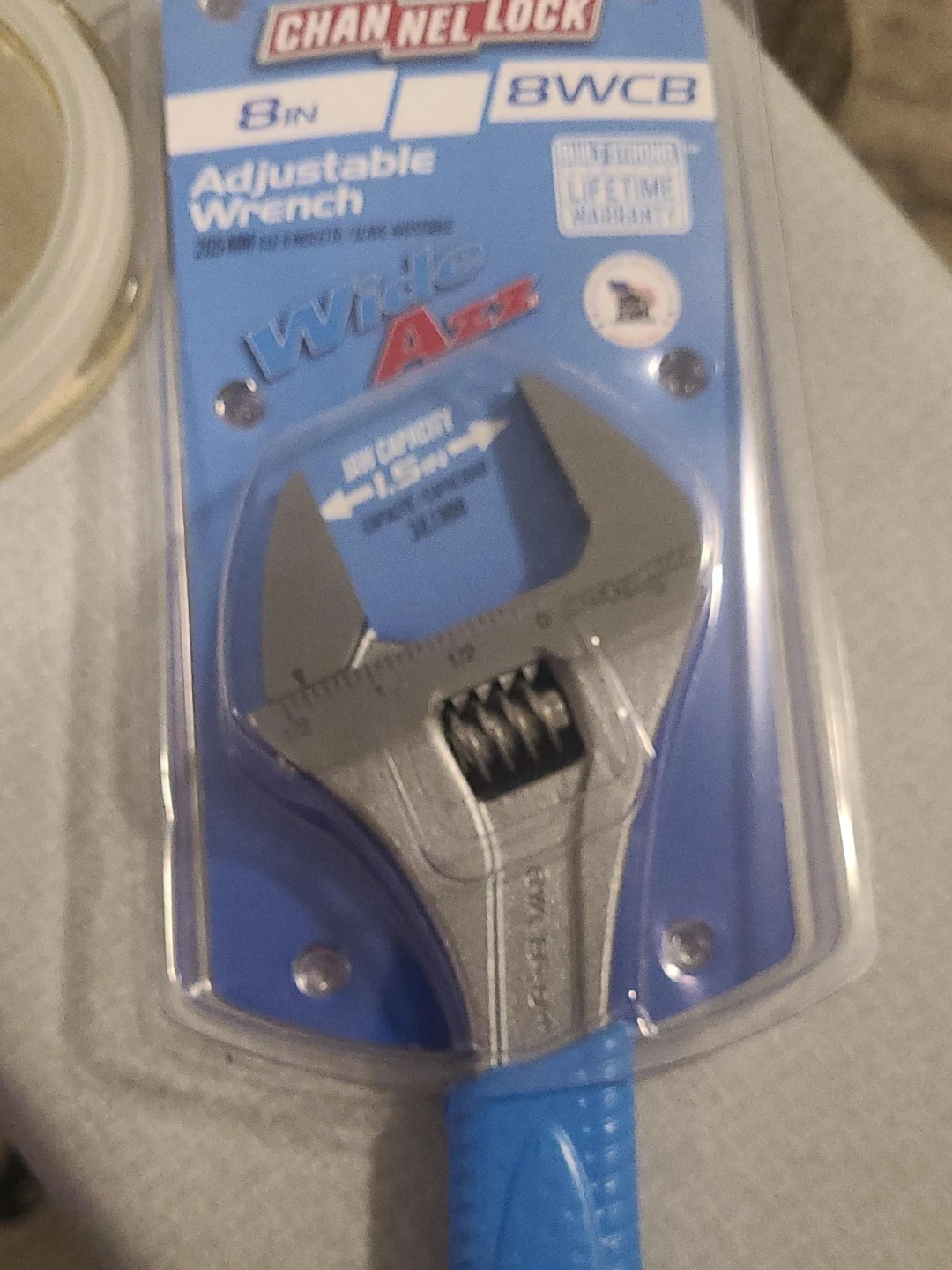Channellock 8" WideAzz Adjustable Wrench