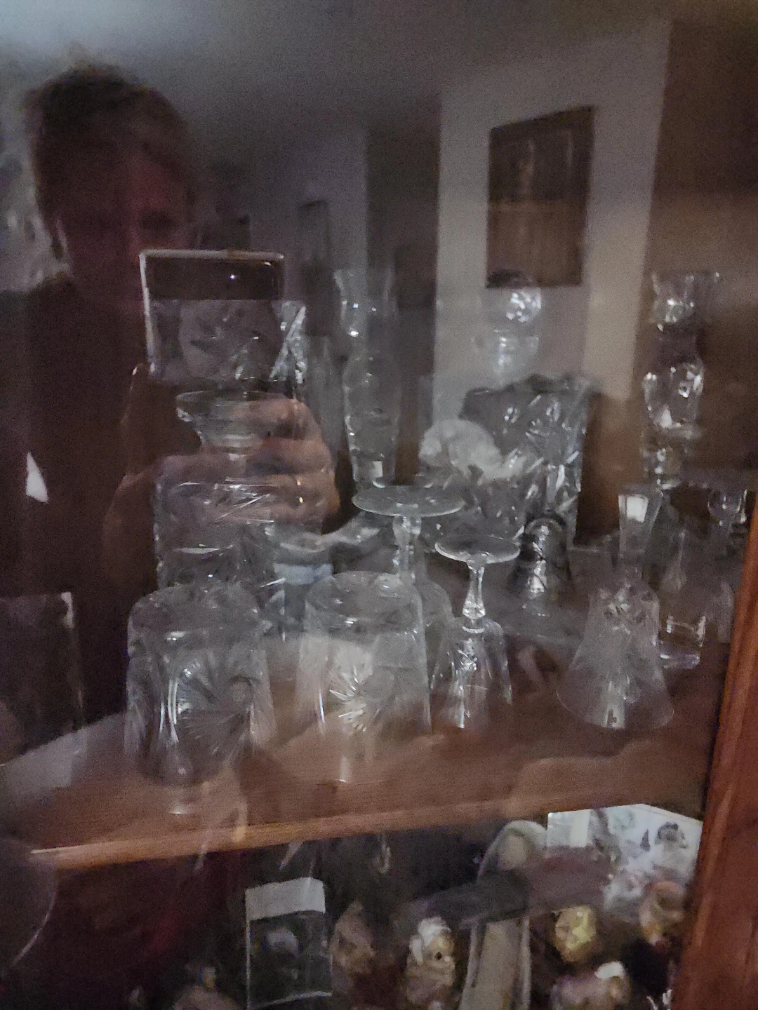 Collection of Crystal Glasses and Vases