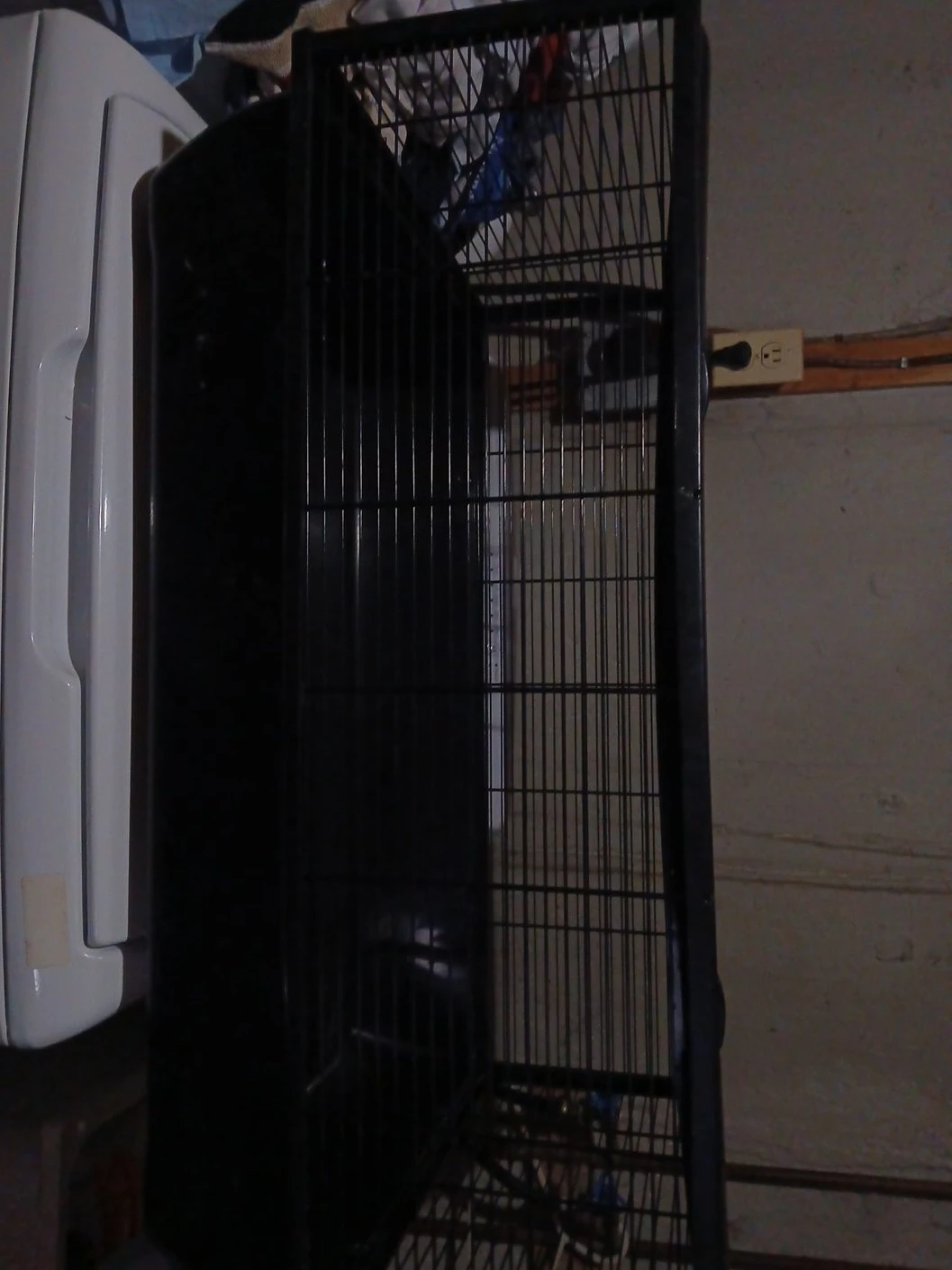 Black Metal small pet Cage