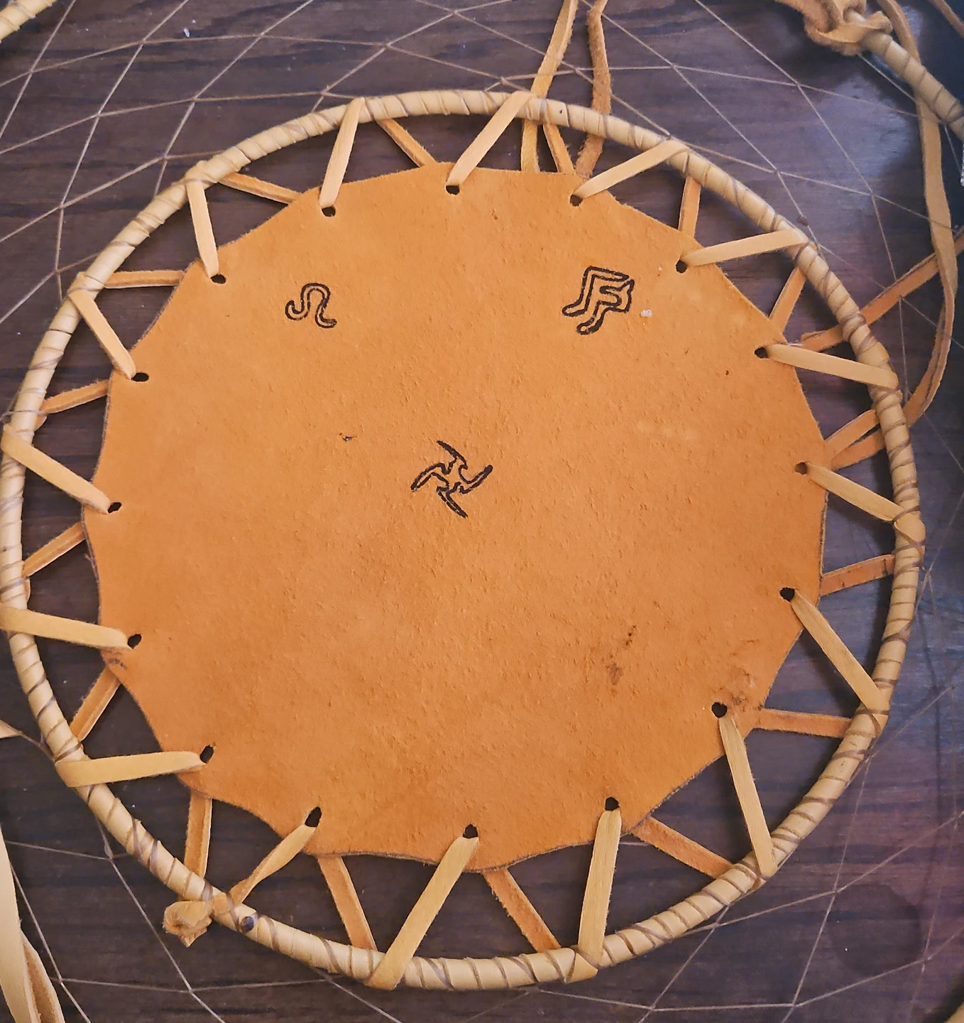 Handmade Leather Dream Catcher