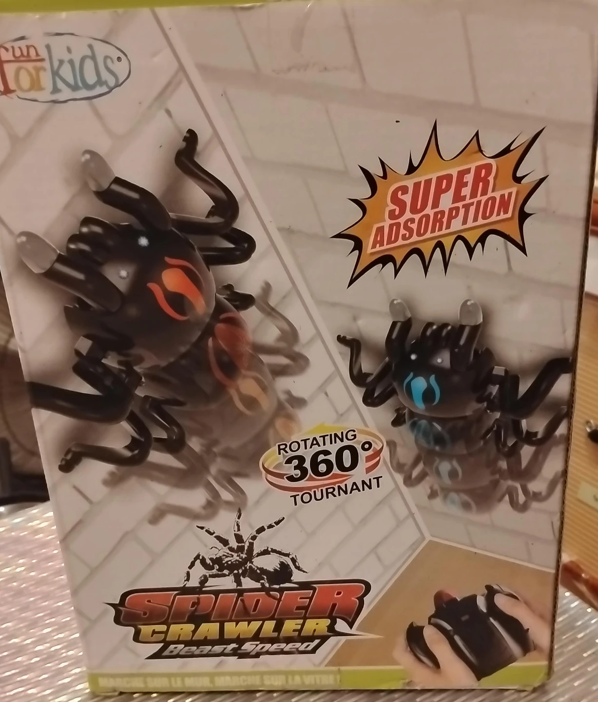Fun for Kids Spider Crawler RC Toy