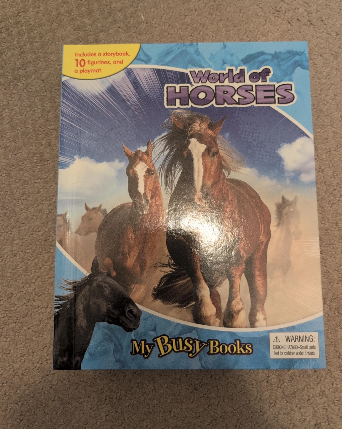 My Busy Books World of Horses Playset with Figurines