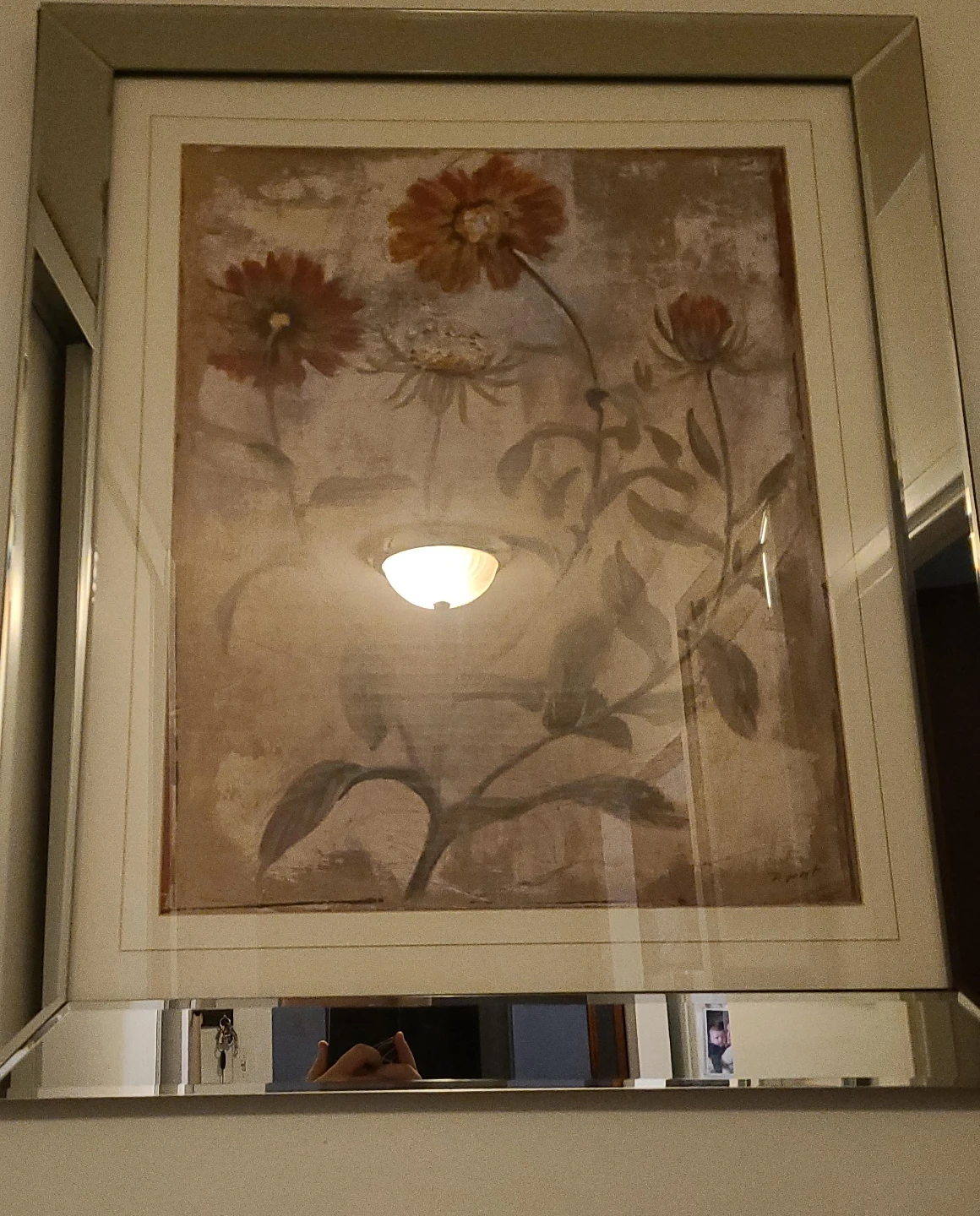 Framed Floral Art Print