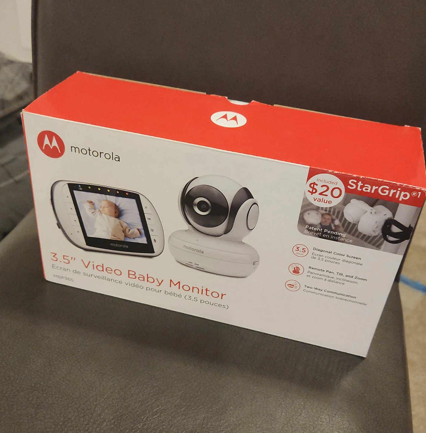 Motorola 3.5" Video Baby Monitor MBP365