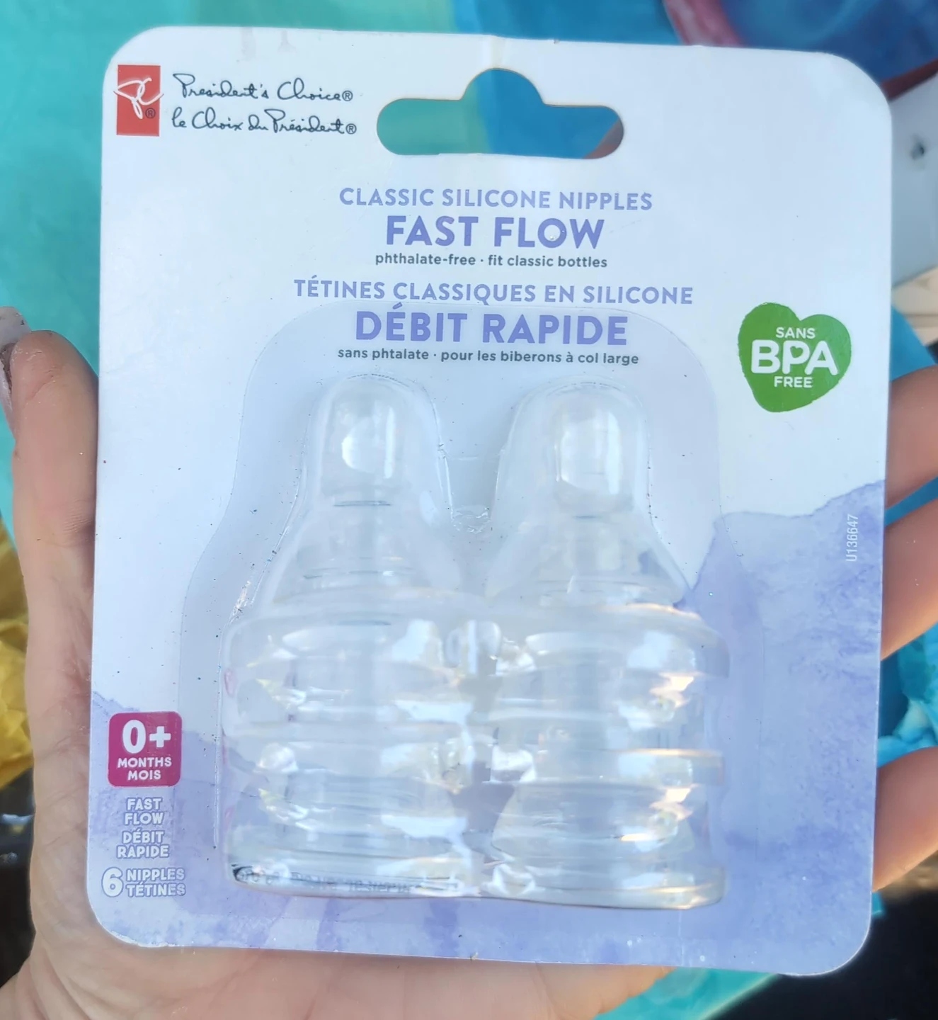 President's Choice Fast Flow Silicone Nipples (0+ Months)