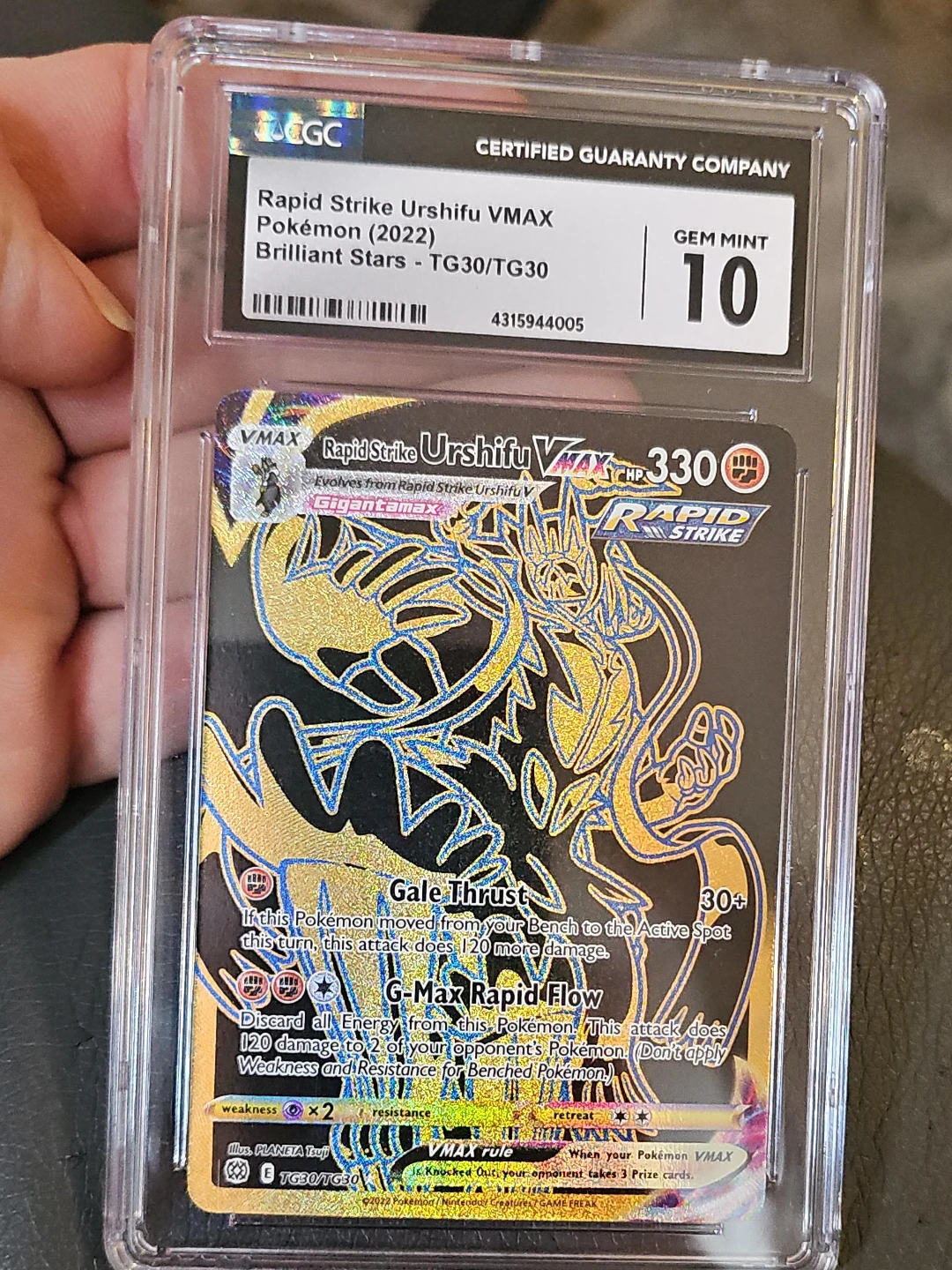 CGC 10  Rapid Strike Urshifu V Max
