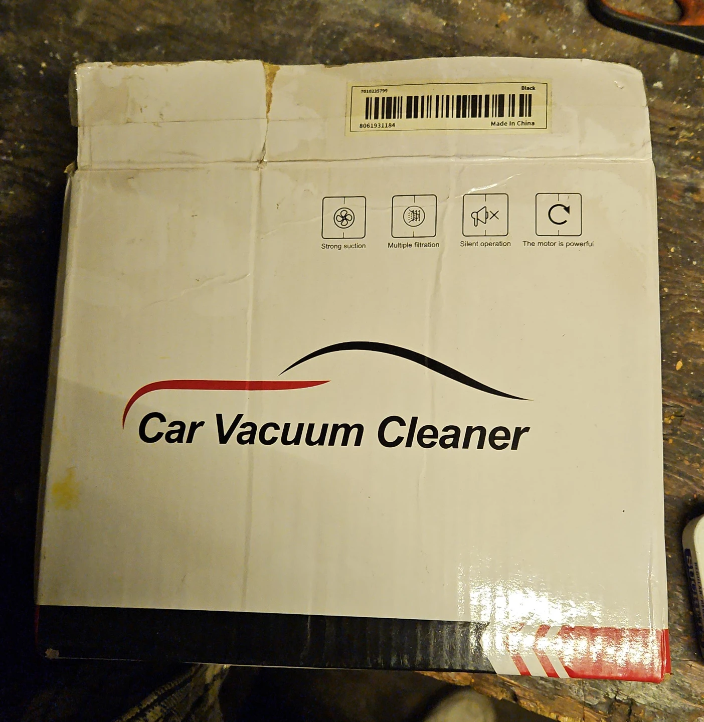 Black Car Vacuum Cleaner