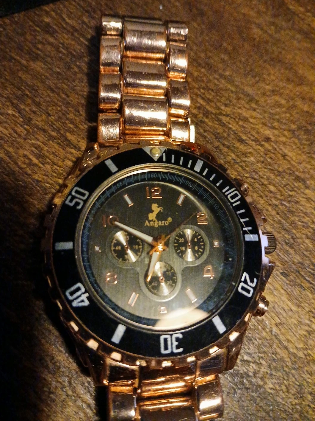 Angaro Collection Rose Gold Watch