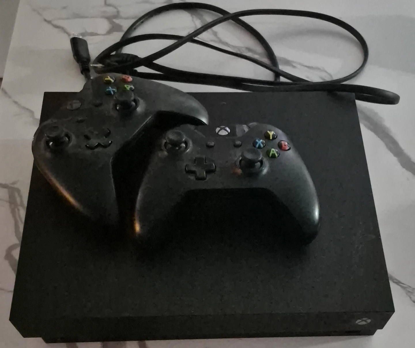Xbox One x Console with 2 Controllers