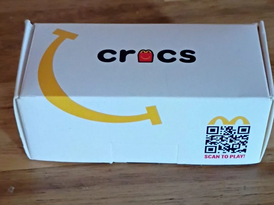 Unopened Crocs McDonald's Collaboration Box