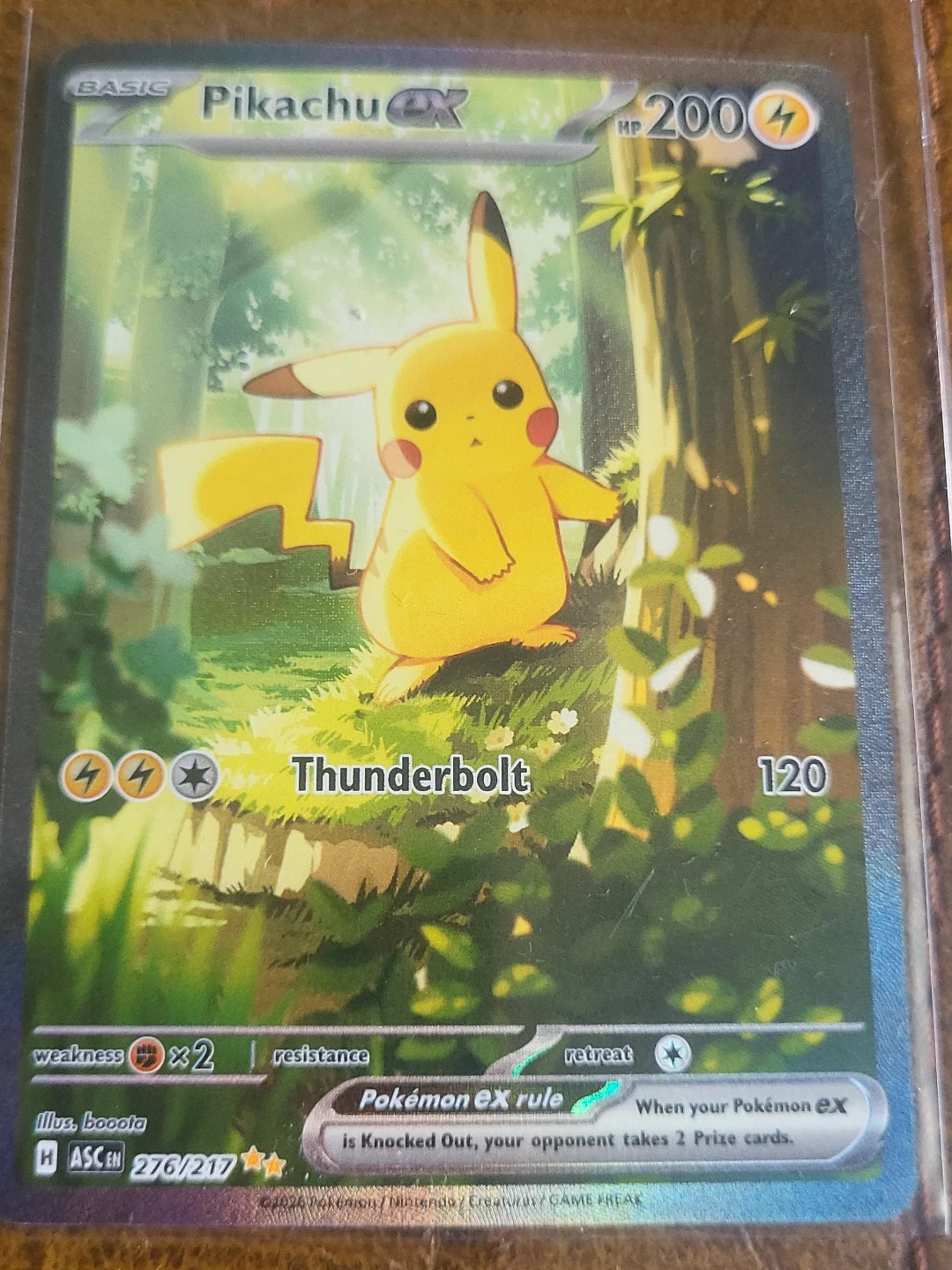 Pikachu EX Pokemon Trading Card
