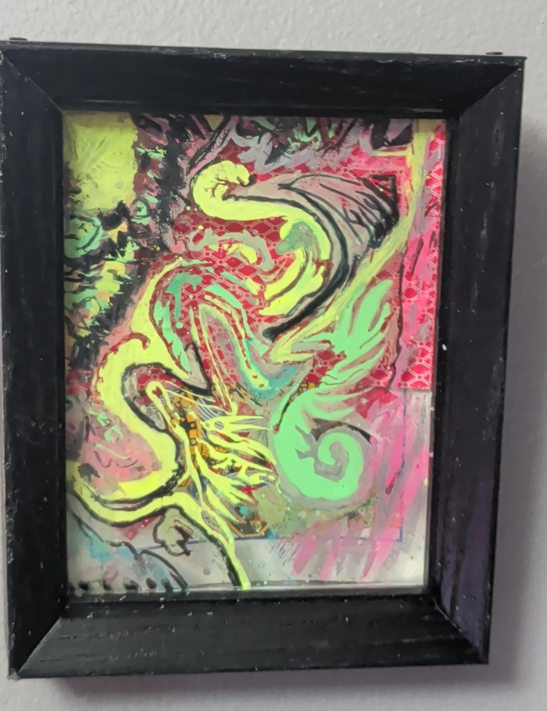 Framed Abstract Art Painting