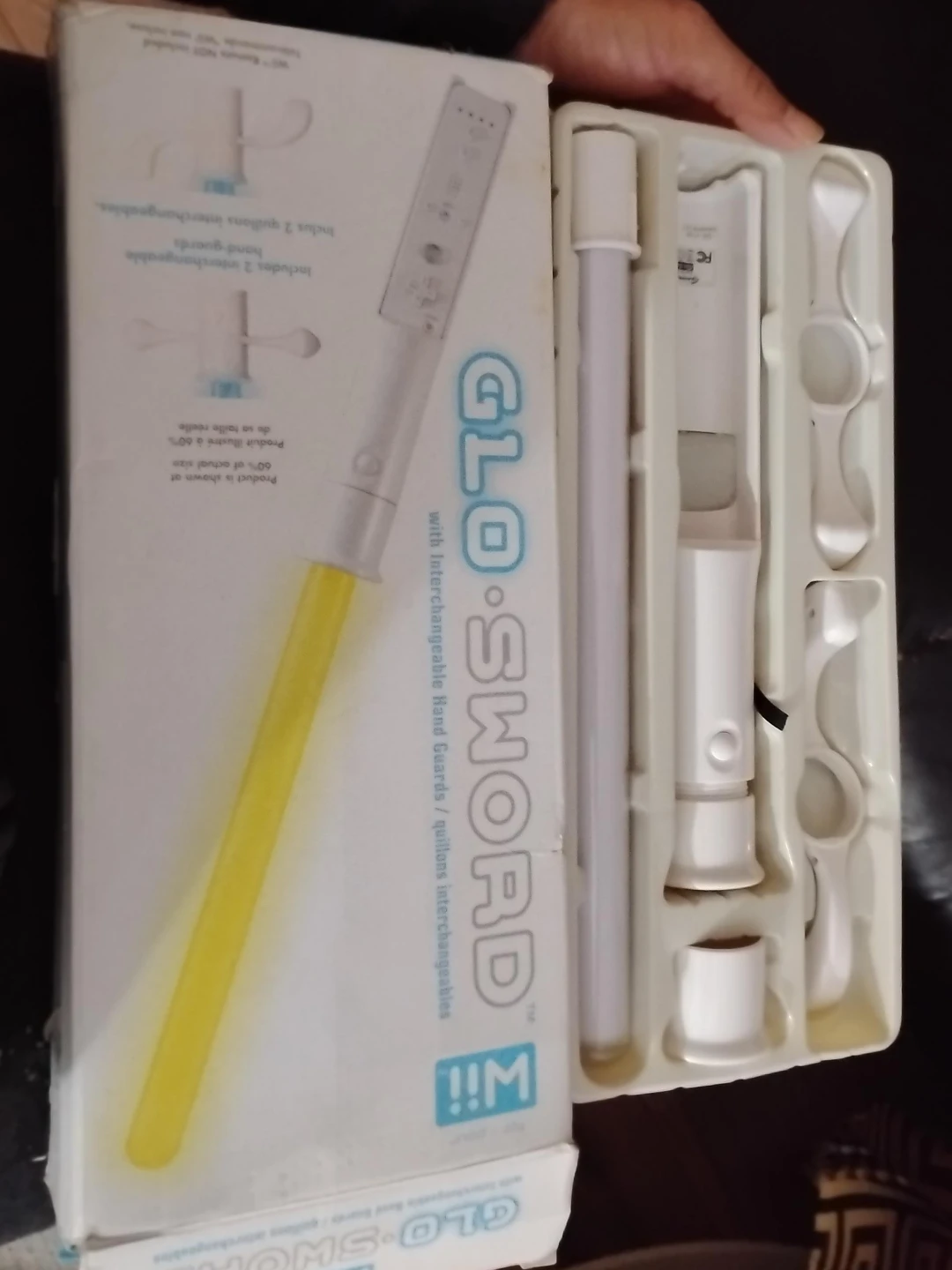 Wii GLO-SWORD with Interchangeable Hand Guards
