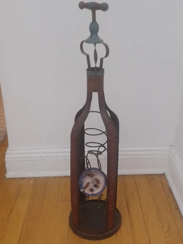 Decorative Wine Bottle Shaped Corkscrew Holder