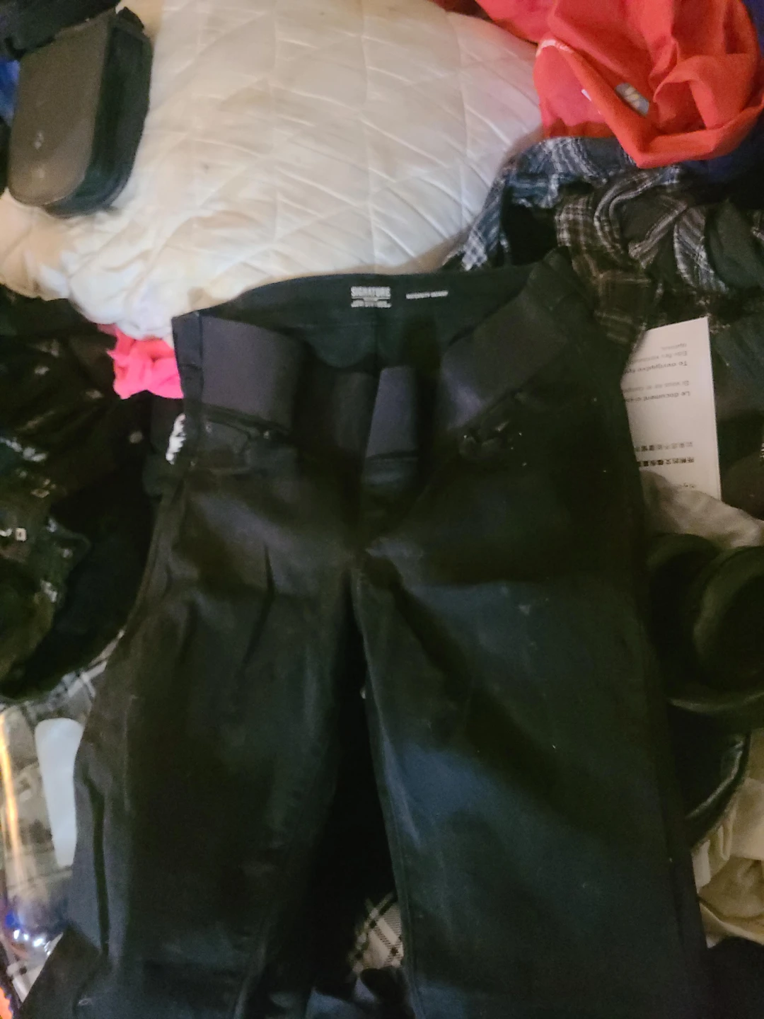 Maternity pants - Signature by Levi Strauss & Co. Black Jeans