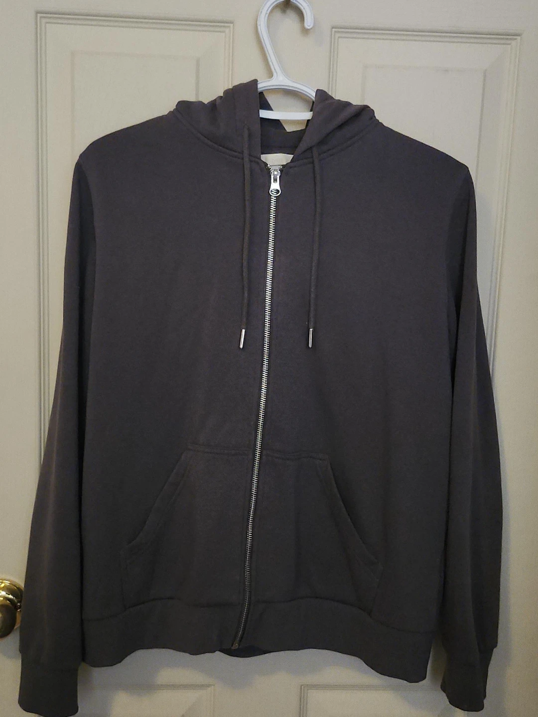 Charcoal Grey Full Zip Hoodie