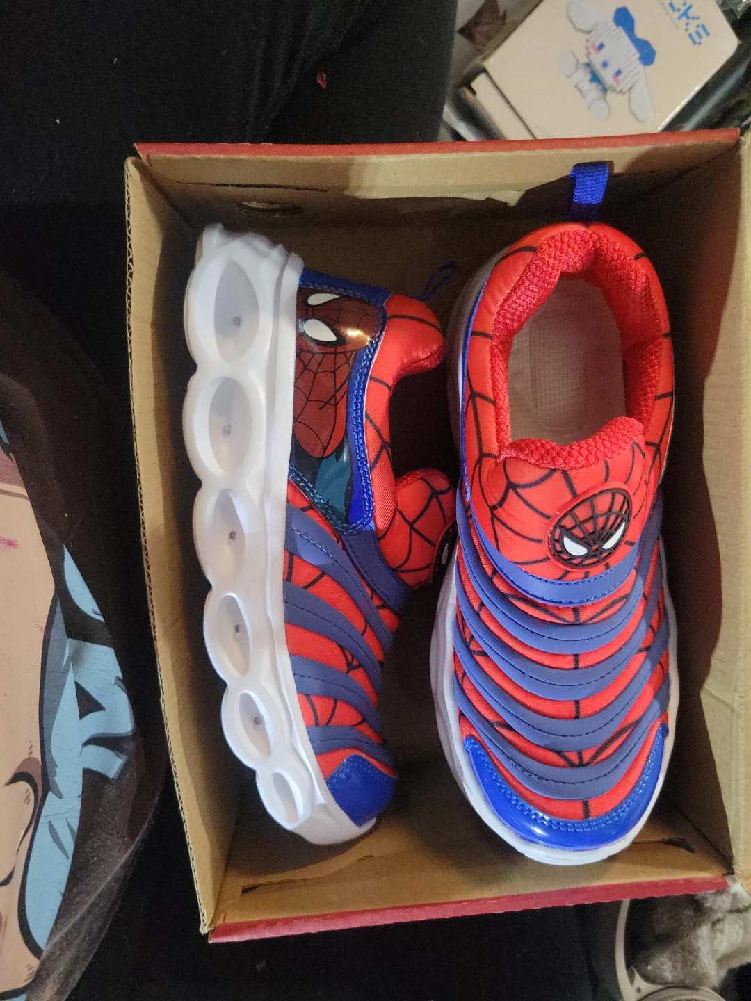 Kids Spiderman Light-Up Shoes