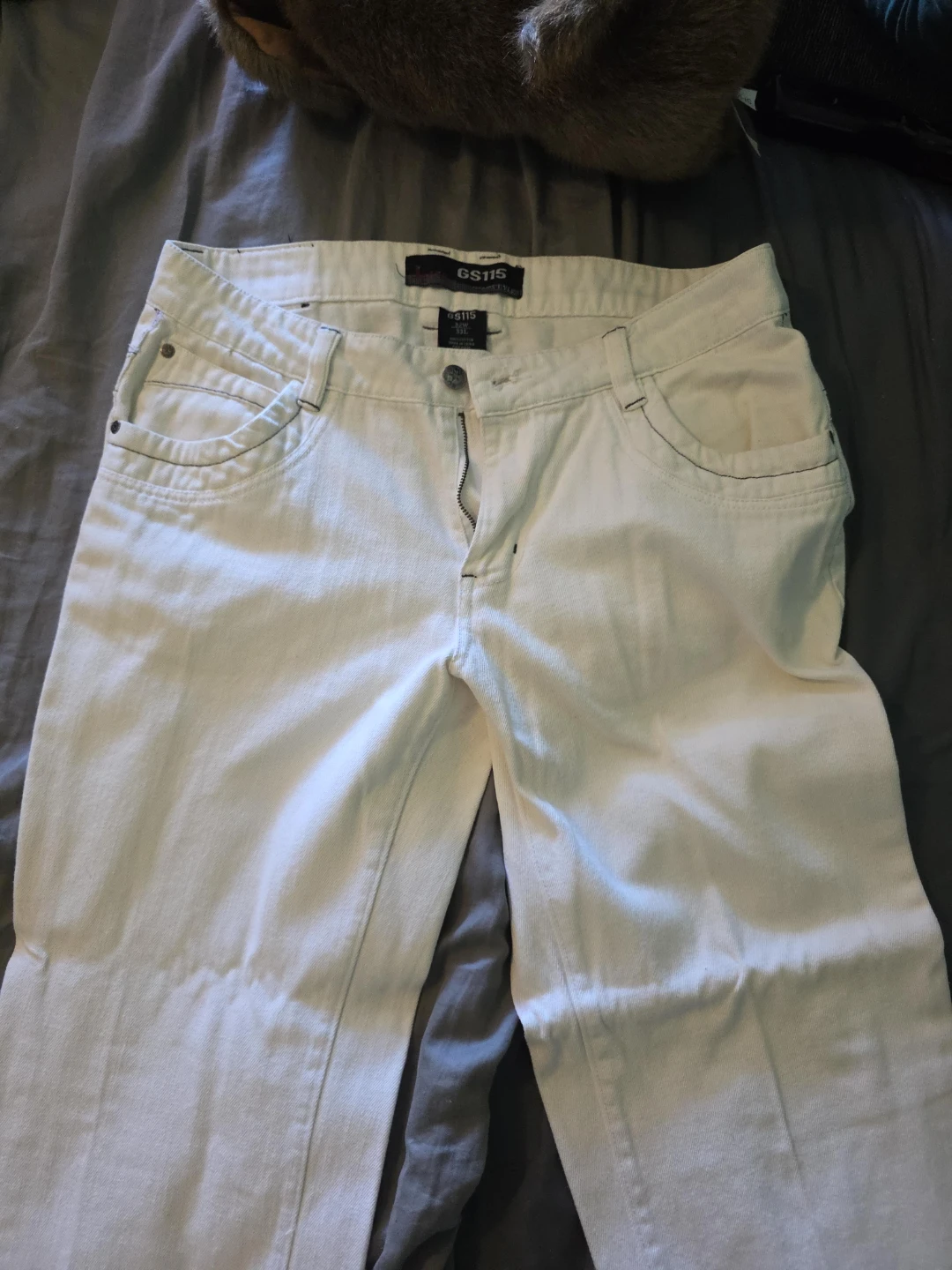 GS115 White Jeans - Size 32W 33L