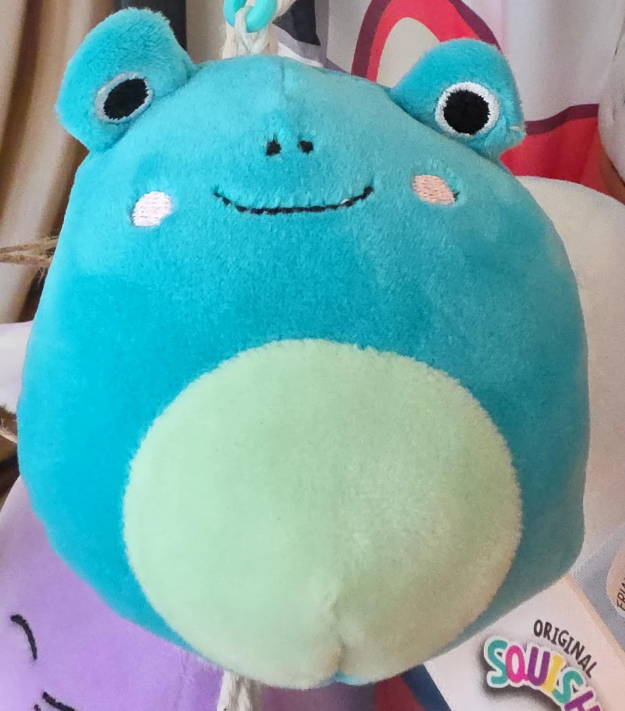Squishmallows Blue Frog Plush Toy