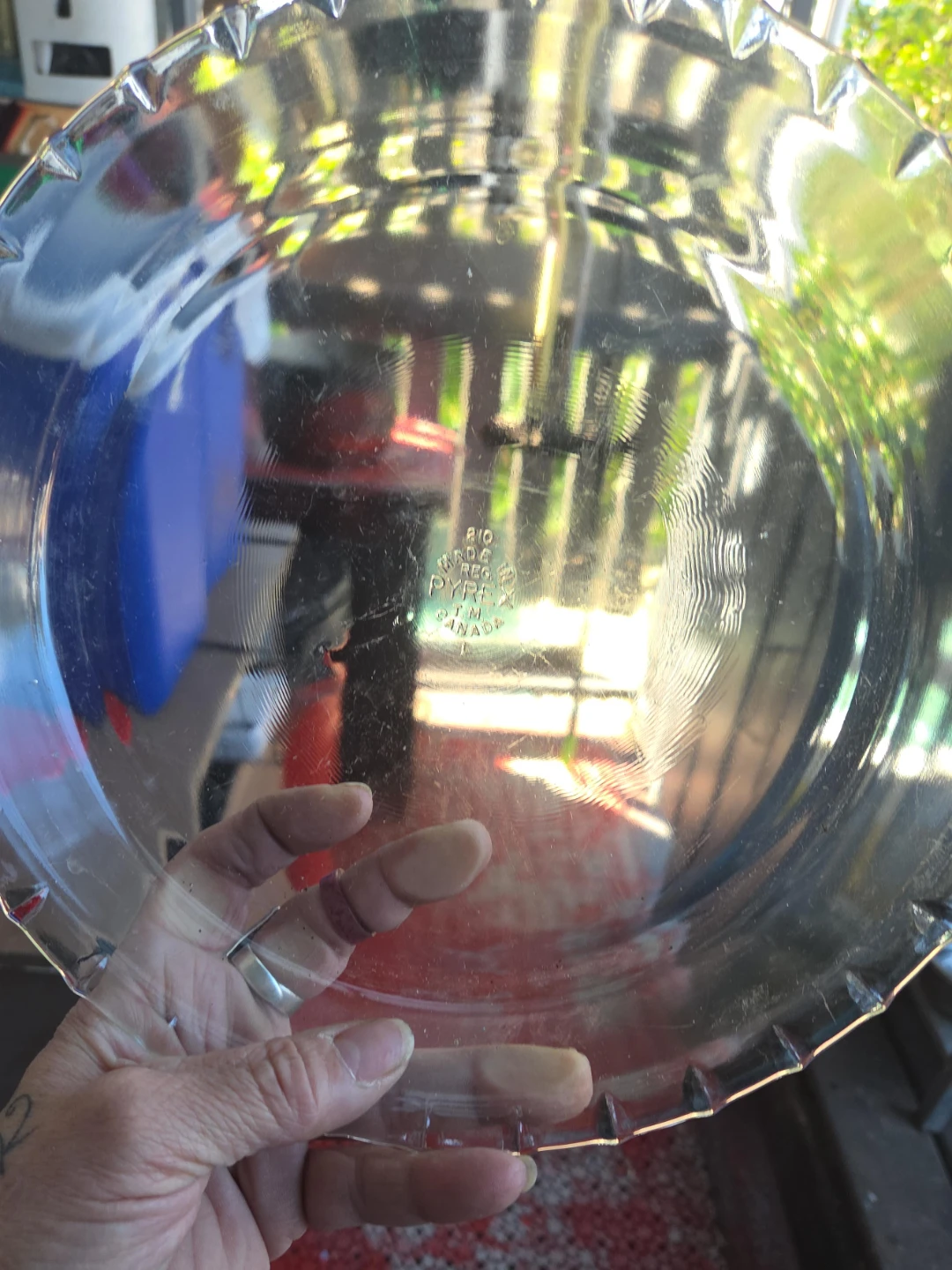 Pyrex Glass Plate