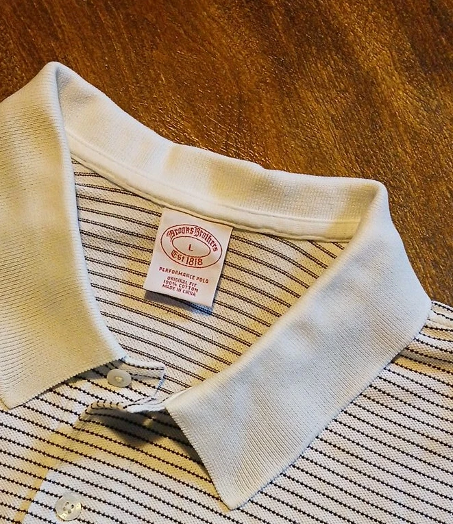 Brooks Brothers Performance Polo Shirt - Size L