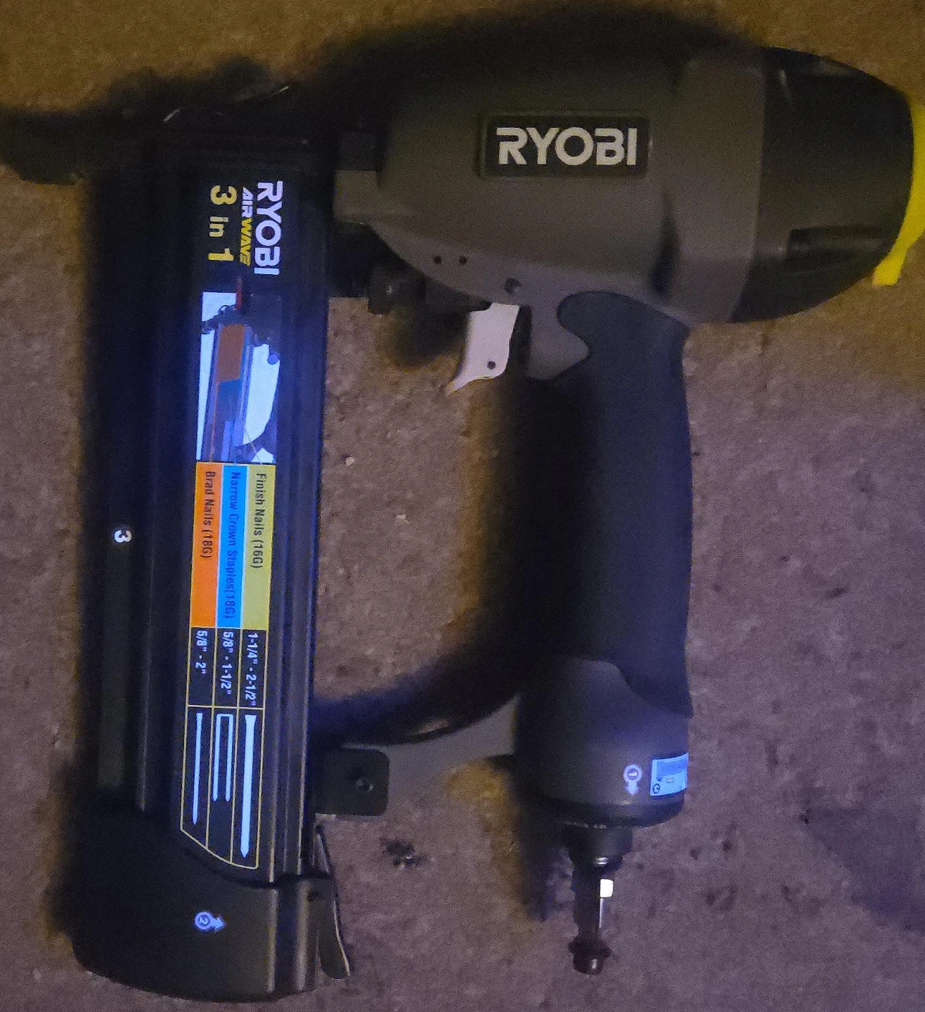 Ryobi Airwave 3-in-1 Nailer