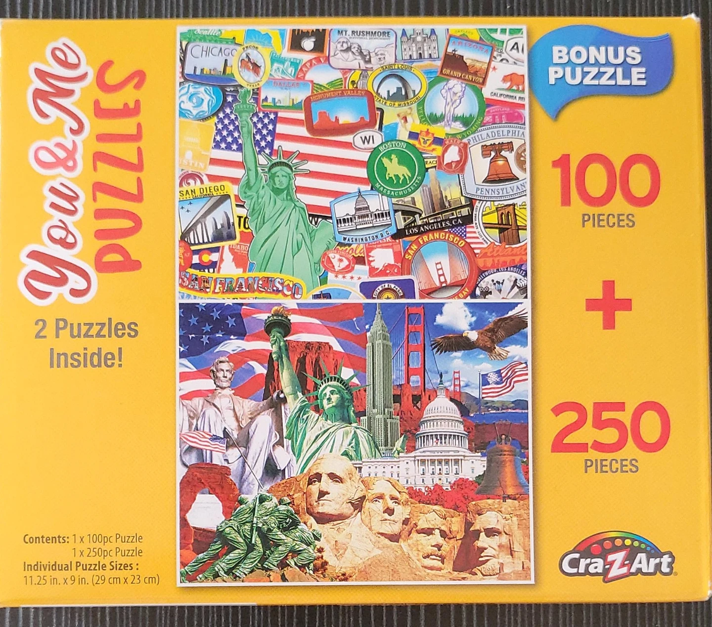 You & Me Puzzles 2 Sets - America