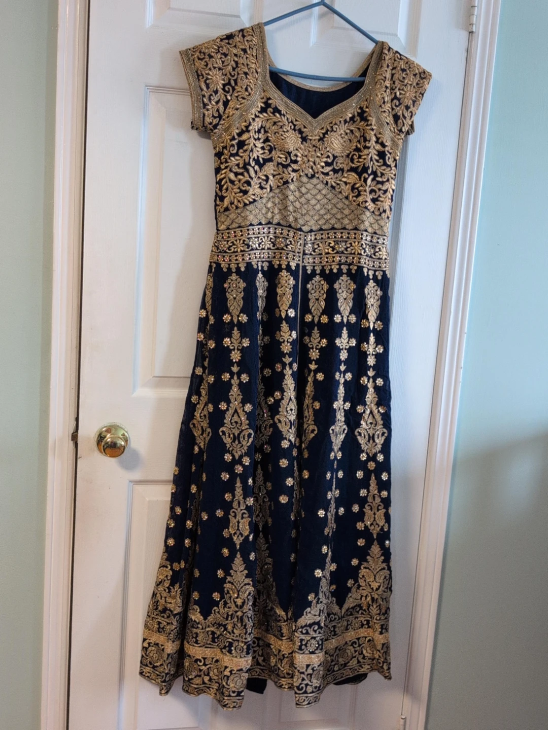 Embroidered Anarkali Dress