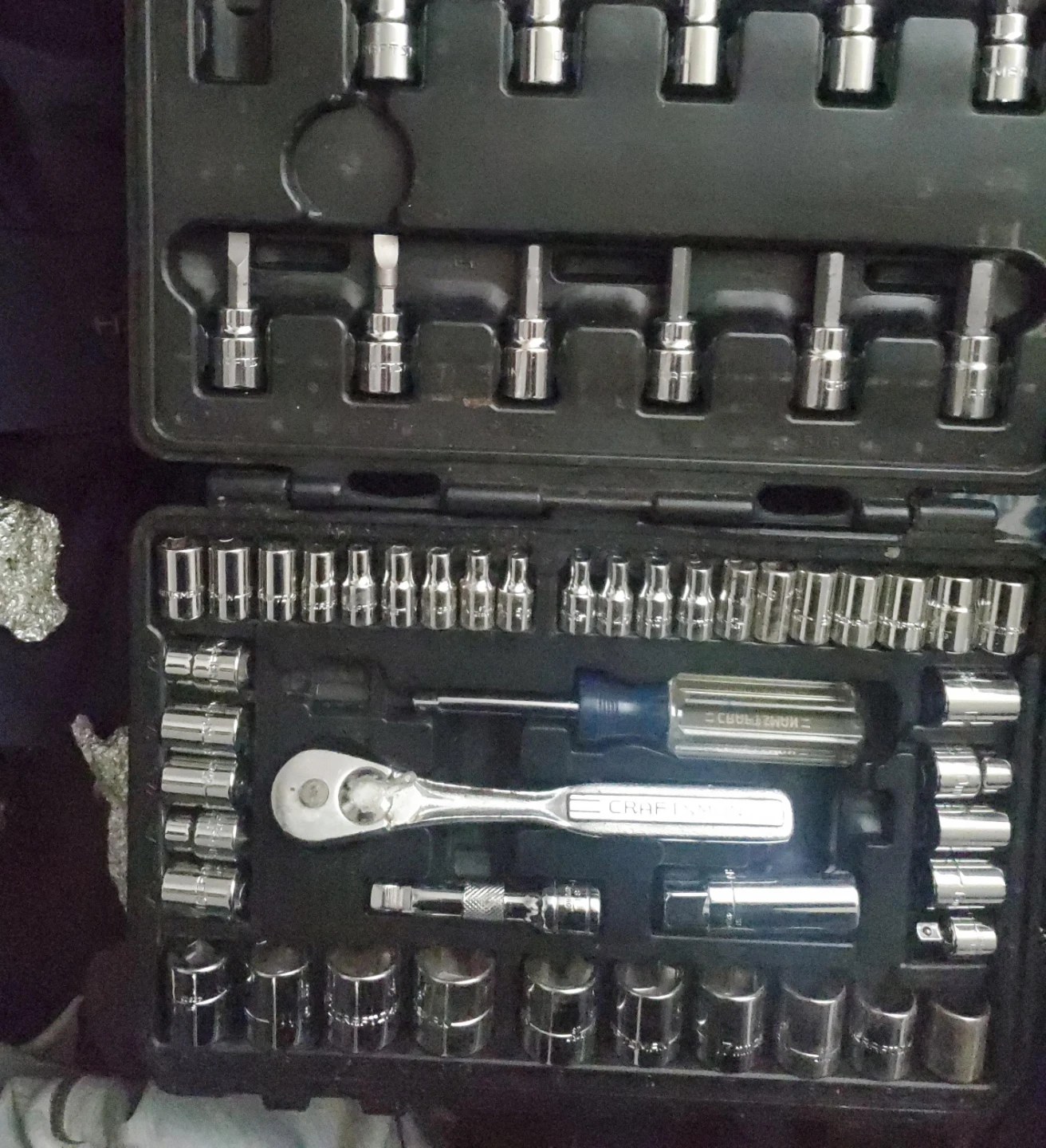 Craftsman Socket Set with Ratchet and Screwdriver