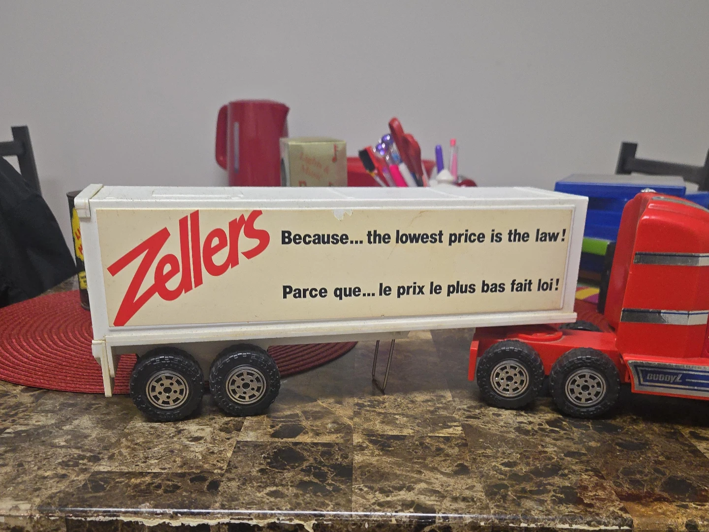 Buddy L Zellers Semi Truck Toy